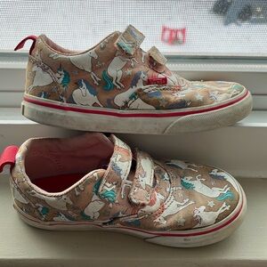 Pink unicorn Vans toddler size 10